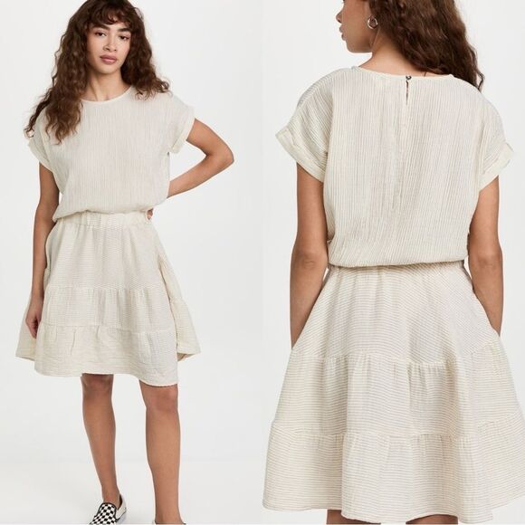 Splendid Monticello Dress in Fawn Stripe - Picture 1 of 6